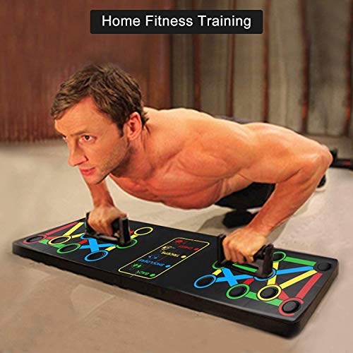 EKOOS Tablero Push-Ups Board Sistema Portátil De Músculos Multiparte para El Hogar Equipo De Entrenamiento Físico Ejercicio Físico Plegable Equipo De Ejercicios Multifunción (Color, 14 in 1) EKOOS Tablero Push-Ups Board Sistema Portátil De Músculos Multiparte para El Hogar Equipo De Entrenamiento Físico Ejercicio Físico Plegable Equipo De Ejercicios Multifunción (Color, 14 in 1)