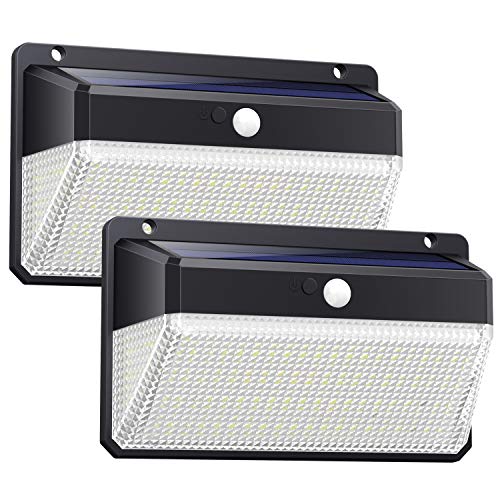 Ekrist Luz Solar Exterior, 328 LED Luces Solares【3000lm-Más Brillante & Amplio Iluminación】Foco Solar Exterior con Sensor de Movimiento, 2500mAh 3 Modos Impermeable Luz led Solar para Jardín 2 Paquete Ekrist Luz Solar Exterior, 328 LED Luces Solares【3000lm-Más Brillante & Amplio Iluminación】Foco Solar Exterior con Sensor de Movimiento, 2500mAh 3 Modos Impermeable Luz led Solar para Jardín 2 Paquete