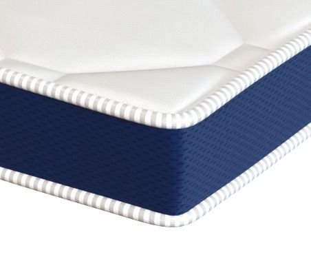 El Almacen del Colchon - Colchón espumación, Modelo Ten, 90 x 190x 10cm - Todas Las Medidas, Blanco y Azul El Almacen del Colchon - Colchón espumación, Modelo Ten, 90 x 190x 10cm - Todas Las Medidas, Blanco y Azul