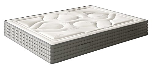 El Almacen del Colchon - Colchón viscografeno Modelo Royal Imperial, 135 x 190 x 30, Máxima Adaptabilidad - Todas Las Medidas, Gris y Blanco