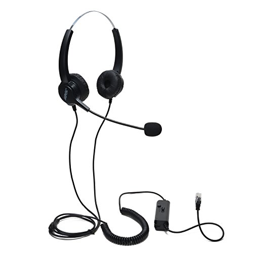 El Centro de llamadas, AGPtek Binaural Auriculares con Cancelación de Ruido Micrófono con cable y escritorio de cristal cabeza RJ9 4 contactos teléfono-servicios de consultoría por teléfono, seguros, bancos, hospitales, empresas, etc.. El Centro de llamadas, AGPtek Binaural Auriculares con Cancelación de Ruido Micrófono con cable y escritorio de cristal cabeza RJ9 4 contactos teléfono-servicios de consultoría por teléfono, seguros, bancos, hospitales, empresas, etc..