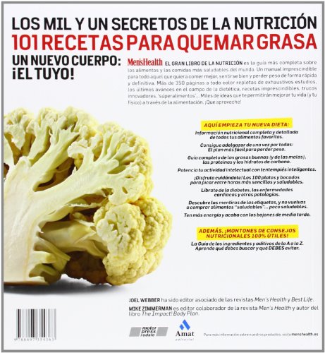 El gran libro de la nutrición: La guía definitiva para comer mejor, tener buen aspecto y mantenerte en tu peso