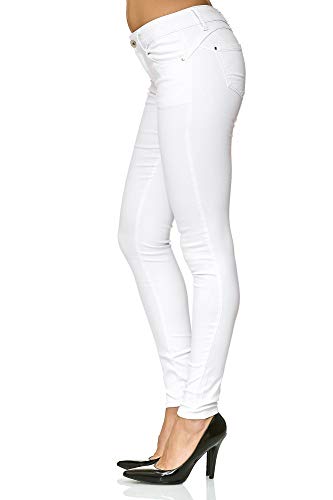 Elara Pantalones Vaqueros Mujer Push Up Skinny Chunkyrayan Blanco P Y5110 White 40 (L) Elara Pantalones Vaqueros Mujer Push Up Skinny Chunkyrayan Blanco P Y5110 White 40 (L)