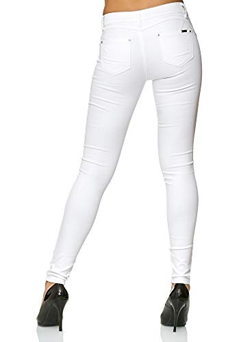 Elara Pantalones Vaqueros Mujer Push Up Skinny Chunkyrayan Blanco P Y5110 White 40 (L) Elara Pantalones Vaqueros Mujer Push Up Skinny Chunkyrayan Blanco P Y5110 White 40 (L)