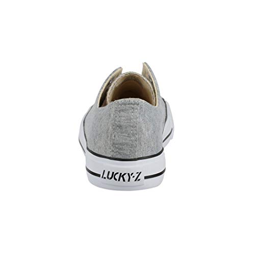 Elara Zapatos de Deporte Unisex Low Top Textil Chunkyrayan Gris 01-A-36-Grau Elara Zapatos de Deporte Unisex Low Top Textil Chunkyrayan Gris 01-A-36-Grau