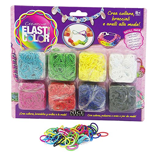 Elasticolor 8 Colors Recambios 1600 Gomas Elasticolor 8 Colors Recambios 1600 Gomas