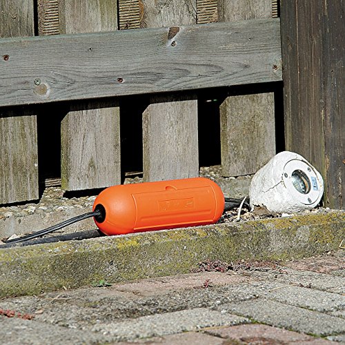 Electraline 360000000 Caja de Protección para Enchufes y Conexiones En Jardín Ip44, Naranja, Única Electraline 360000000 Caja de Protección para Enchufes y Conexiones En Jardín Ip44, Naranja, Única