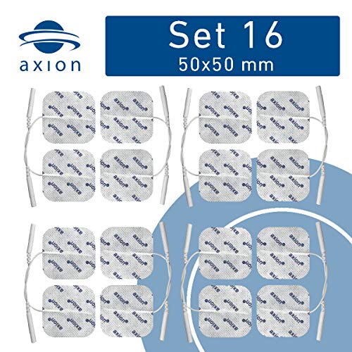 Electrodos - 16 Parches Electroestimulador para TENS EMS 5x5cm - axion Electrodos - 16 Parches Electroestimulador para TENS EMS 5x5cm - axion