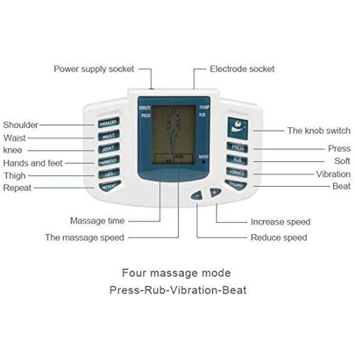 Electrodos Para Tens Gimnasia Pasiva TENS Masajeador Estimulador De Pulsos ElectroestimulacióN Con Electrodos Fisioterapia Para El Alivio Del Dolor Tratamiento Del Dolor Espalda