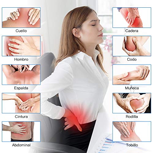 Electroestimulador Digital 24 Modos, 2 Canales, 8 Electrodos con Pantalla Táctil para Alivio del Dolor y Relajación Muscular Electroestimulador Digital 24 Modos, 2 Canales, 8 Electrodos con Pantalla Táctil para Alivio del Dolor y Relajación Muscular