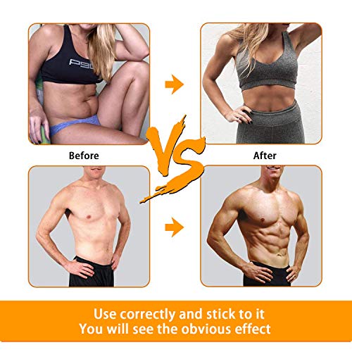 Electroestimulador Muscular, Abdominales Cinturón, Estimulador Muscular Abdominales, Masajeador Eléctrico Cinturón con USB, EMS Ejercitador del Abdomen/Brazo/Piernas/Cintura (Hombre/Mujer) (Negro) Electroestimulador Muscular, Abdominales Cinturón, Estimulador Muscular Abdominales, Masajeador Eléctrico Cinturón con USB, EMS Ejercitador del Abdomen/Brazo/Piernas/Cintura (Hombre/Mujer) (Negro)