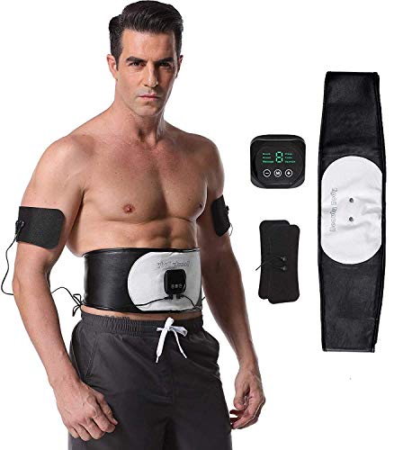 Electroestimulador Muscular Abdominales,Estimulador Mmuscular con USB,6 Modos,18 Niveles Diferentes Electroestimulador Muscular Recargable