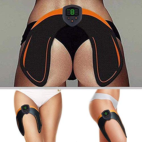 Electroestimulador Muscular Gluteos,EMS Gluteos Estimulador de Glúteos Herramientas Nalgas HipTrainer para la Cadera,Estimulador Muscular Ejercitar Gluteos, Hombre y Mujer,Pantalla LED