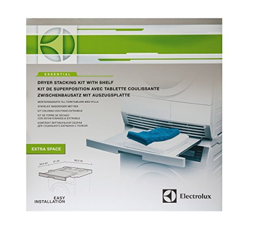 Electrolux Essential Kit 9029792885 apilamiento con la tableta kit desmontable apta para lavadoras y secadoras con profundidades entre 60 cm 54 comporesa Electrolux Essential Kit 9029792885 apilamiento con la tableta kit desmontable apta para lavadoras y secadoras con profundidades entre 60 cm 54 comporesa