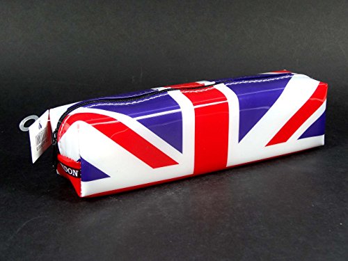 Elegante, moderno Reino Unido estuche, bandera de Inglaterra recuerdo cobrable real! Escuela aula cremallera/Speicher estudiante Souvenir/memoria! Distinctive, divertido Reino Unido/bandera británica cobrable, estuche portátil! Londres inolvidable RECUERD