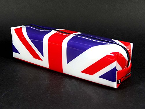 Elegante, moderno Reino Unido estuche, bandera de Inglaterra recuerdo cobrable real! Escuela aula cremallera/Speicher estudiante Souvenir/memoria! Distinctive, divertido Reino Unido/bandera británica cobrable, estuche portátil! Londres inolvidable RECUERD