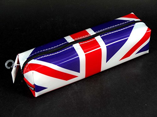 Elegante, moderno Reino Unido estuche, bandera de Inglaterra recuerdo cobrable real! Escuela aula cremallera/Speicher estudiante Souvenir/memoria! Distinctive, divertido Reino Unido/bandera británica cobrable, estuche portátil! Londres inolvidable RECUERD