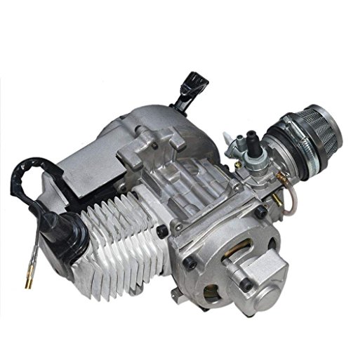 elegantstunning 49 cc 2 tiempos Pull Motor Engine Mini Pocket Pit Quad Dirt Bike ATV 4 ruedas Accesorio elegantstunning 49 cc 2 tiempos Pull Motor Engine Mini Pocket Pit Quad Dirt Bike ATV 4 ruedas Accesorio