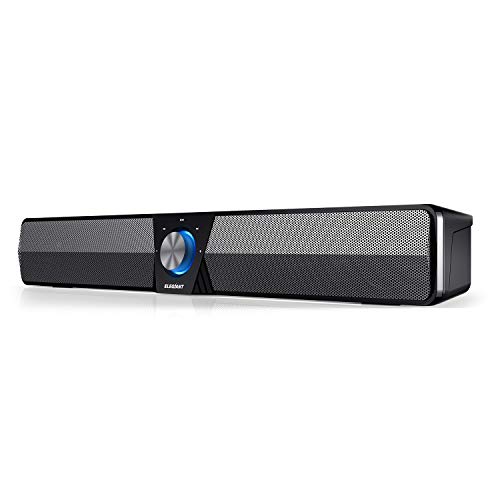 ELEGIANT Altavoz PC, Barra de Sonido Bluetooth 5.0 USB 20W Sobremesa Portátil con Cable e Inalámbrico con Sonido Estéreo Bass, Tarjeta TF Puerto USB para PC, Ordenador portátil, TV, Teléfono Móvil ELEGIANT Altavoz PC, Barra de Sonido Bluetooth 5.0 USB 20W Sobremesa Portátil con Cable e Inalámbrico con Sonido Estéreo Bass, Tarjeta TF Puerto USB para PC, Ordenador portátil, TV, Teléfono Móvil