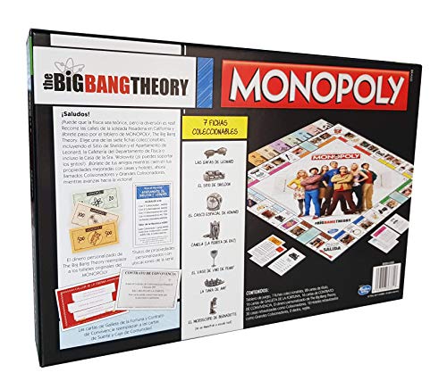 Eleven Force Monopoly The Big Bang Theory (Edición en Castellano), multicolor Eleven Force Monopoly The Big Bang Theory (Edición en Castellano), multicolor