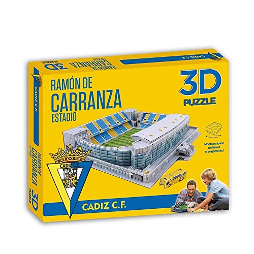 ELEVEN FORCE Puzzle Estadio 3D Ramón Carranza (Cádiz CF) (63126), Multicolor, Ninguna