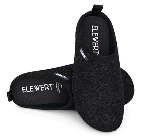 ELEWERT® - NATURAL-W1BLACK- Zapatillas para casa, Confort, Unisex, Interior, Exterior, Suela de Caucho, Plantilla extraíble reciclada, Designed IN Europe, Made IN Spain. Talla 45 ELEWERT® - NATURAL-W1BLACK- Zapatillas para casa, Confort, Unisex, Interior, Exterior, Suela de Caucho, Plantilla extraíble reciclada, Designed IN Europe, Made IN Spain. Talla 45