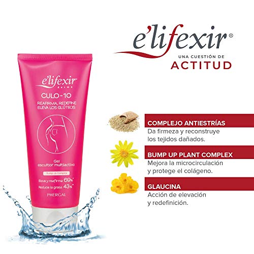 Elifexir Culo 10 - Crema Reafirmante y Redensificante de Gluteos | Moldea, Redefine y Eleva | Piel Más Firme, Suave y Luminosa| Antiestrías - 150 ml Elifexir Culo 10 - Crema Reafirmante y Redensificante de Gluteos | Moldea, Redefine y Eleva | Piel Más Firme, Suave y Luminosa| Antiestrías - 150 ml