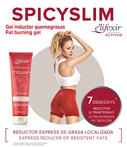 Elifexir - Gel Inductor Spicyslim | Crema Reductora Extrema | Combate Grasa Localizada | Zonas Rebeldes | Resultados Visibles en 7 Días | Mostaza Orgánica y Capsicum Picante - 150ml Elifexir - Gel Inductor Spicyslim | Crema Reductora Extrema | Combate Grasa Localizada | Zonas Rebeldes | Resultados Visibles en 7 Días | Mostaza Orgánica y Capsicum Picante - 150ml