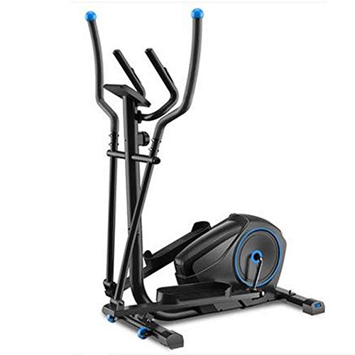 Elíptica de la Bici de Ejercicio Entrenador Elíptico con Monitor LCD Máquina De Entrenamiento De Fitness For Oficina En Casa (Color : Negro, tamaño : 50x92x152cm)