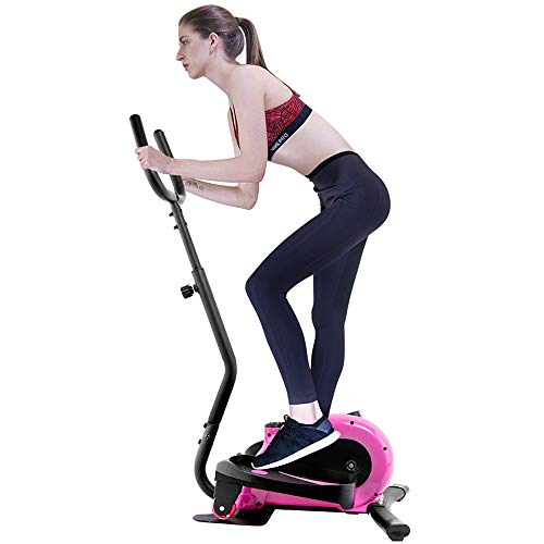 Elíptica de la Bici de Ejercicio Máquina Elíptica Bicicleta De Ejercicio Cardio Entrenamiento Elíptico-Portátil Entrenamiento Vertical De Fitness Entrenador Elíptico