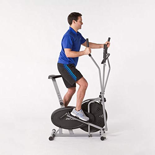 Elíptica de la Bici de Ejercicio Máquina Elíptica De Entrenamiento Cruzado For Entrenamiento Físico De Acondicionamiento De Fuerza En Casa O En El Gimnasio (Color : Negro, tamaño : 110x50x155cm)