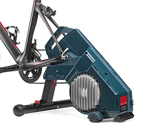 Elite Turno - Rodillo de entrenamiento para bicicleta inteligente, transmisión directa, con resistencia de tecnología fluida y sensor Misuro B+ integrado, Negro Elite Turno - Rodillo de entrenamiento para bicicleta inteligente, transmisión directa, con resistencia de tecnología fluida y sensor Misuro B+ integrado, Negro