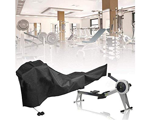 ELR Cubierta para máquina de remo, cubierta protectora para equipo de fitness y cubierta de tela impermeable a prueba de polvo para uso en interiores y exteriores ELR Cubierta para máquina de remo, cubierta protectora para equipo de fitness y cubierta de tela impermeable a prueba de polvo para uso en interiores y exteriores