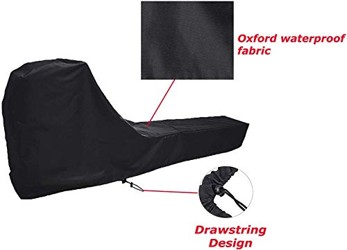 ELR Cubierta para máquina de remo, cubierta protectora para equipo de fitness y cubierta de tela impermeable a prueba de polvo para uso en interiores y exteriores ELR Cubierta para máquina de remo, cubierta protectora para equipo de fitness y cubierta de tela impermeable a prueba de polvo para uso en interiores y exteriores