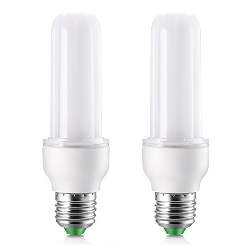 Elrigs Bombilla LED E27, 9 W (equivalente a 75 W en incandescencia), luz blanca fría (6000K), casquillo E27, Pack de 2 bombillas