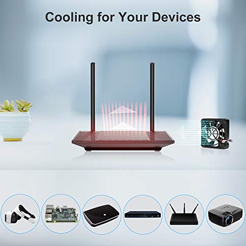 ELUTENG Mini Ventilador USB 5V 40mm del Ventilador Ventilador Ajustable con 3 Velocidades Accionado USB de 5V USB DIY para VR de Cristal/del Ordenador Portátil/de la Caja de TV/PS4/Raspberry/Router ELUTENG Mini Ventilador USB 5V 40mm del Ventilador Ventilador Ajustable con 3 Velocidades Accionado USB de 5V USB DIY para VR de Cristal/del Ordenador Portátil/de la Caja de TV/PS4/Raspberry/Router