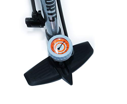EM BIKE Bomba Inflador de Suelo Portátil con Manómetro Profesional para Bicicletas y Motocicletas. EM BIKE Bomba Inflador de Suelo Portátil con Manómetro Profesional para Bicicletas y Motocicletas.