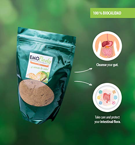 EMO Body Prebiótico 250 gr Salvado de Arroz Fermentado – Más de 100 Cepas – Bacterias Acido Lácticas y Hongos Benéficos – 33.000 Millones de UFC EMO Body Prebiótico 250 gr Salvado de Arroz Fermentado – Más de 100 Cepas – Bacterias Acido Lácticas y Hongos Benéficos – 33.000 Millones de UFC