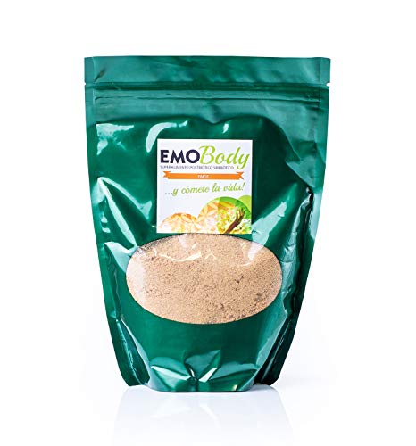 EMO Body Prebiótico 250 gr Salvado de Arroz Fermentado – Más de 100 Cepas – Bacterias Acido Lácticas y Hongos Benéficos – 33.000 Millones de UFC