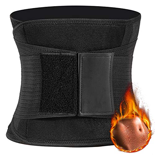 Emooqi Faja Reductora Mujer y Hombre, Cintura Entrenador Adelgazante Deporte de Neopreno, Faja Ajustable Cinturón Lumbar Abdomen Barriga Cintura para Sudar Ejercicio Fitness Sauna Emooqi Faja Reductora Mujer y Hombre, Cintura Entrenador Adelgazante Deporte de Neopreno, Faja Ajustable Cinturón Lumbar Abdomen Barriga Cintura para Sudar Ejercicio Fitness Sauna