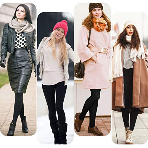 Emooqi Leggings Largas de Invierno para Mujer, Pack de 2 Leggings Cintura Alta, Leggings Térmicos Calientes con Forro Polar, Leggings Pantalones Mallas Elásticos Emooqi Leggings Largas de Invierno para Mujer, Pack de 2 Leggings Cintura Alta, Leggings Térmicos Calientes con Forro Polar, Leggings Pantalones Mallas Elásticos