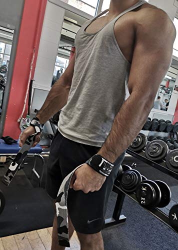 EMRAH Correas de Levantamiento de Peso Acolchado para Levantamiento de Pesas y Levantamiento de Pesas Correas de Levantamiento de Pesas Crossfit Gym Straps (Camo Gris) EMRAH Correas de Levantamiento de Peso Acolchado para Levantamiento de Pesas y Levantamiento de Pesas Correas de Levantamiento de Pesas Crossfit Gym Straps (Camo Gris)