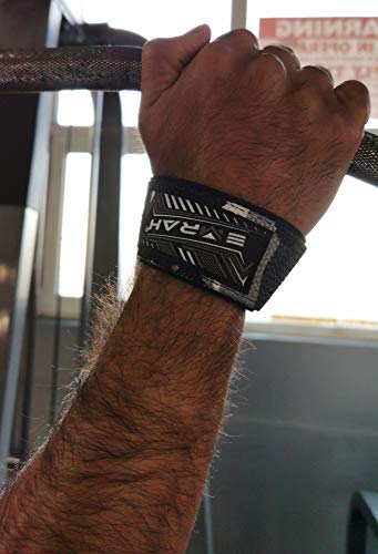 EMRAH Correas de Levantamiento de Peso Acolchado para Levantamiento de Pesas y Levantamiento de Pesas Correas de Levantamiento de Pesas Crossfit Gym Straps (Camo Gris)