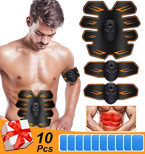 EMS Electroestimulador Muscular Abdominales, EMS Estimulador, Abdomen/Brazo/Piernas Entrenador Muscular ,Body Fitness para Mujeres y Hombre EMS Electroestimulador Muscular Abdominales, EMS Estimulador, Abdomen/Brazo/Piernas Entrenador Muscular ,Body Fitness para Mujeres y Hombre