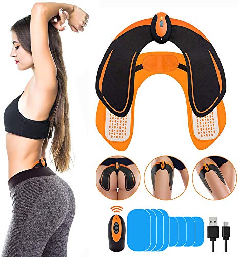 EMS Hips Electroestimulador Muscular,Gluteos Estimulador de Glúteos Herramientas Nalgas HipTrainer para la Cadera Mujer USB Recargable,Estimulador Muscular Ejercitar Gluteos, Hombre y Mujer