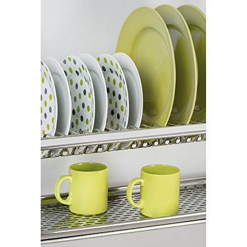 EMUCA - Escurridor de Platos y Vasos de Acero Inoxidable para Muebles de Cocina de Ancho 90 cm EMUCA - Escurridor de Platos y Vasos de Acero Inoxidable para Muebles de Cocina de Ancho 90 cm
