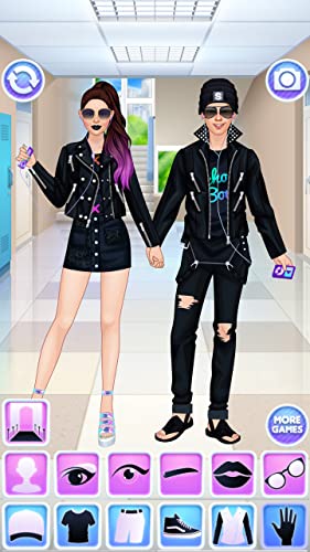 Enamorados en Secundaria Juego : Vestir Chica & Muchacho