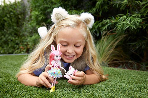 Enchantimals Bree Bunny y Twist, muñeca con mascota (Matty FXM73)