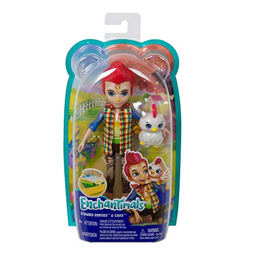 Enchantimals-Redward Rooster Muñeca con Mascota Cluck, multicolor (Mattel GJX39) Enchantimals-Redward Rooster Muñeca con Mascota Cluck, multicolor (Mattel GJX39)
