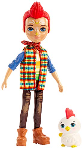 Enchantimals-Redward Rooster Muñeca con Mascota Cluck, multicolor (Mattel GJX39) Enchantimals-Redward Rooster Muñeca con Mascota Cluck, multicolor (Mattel GJX39)